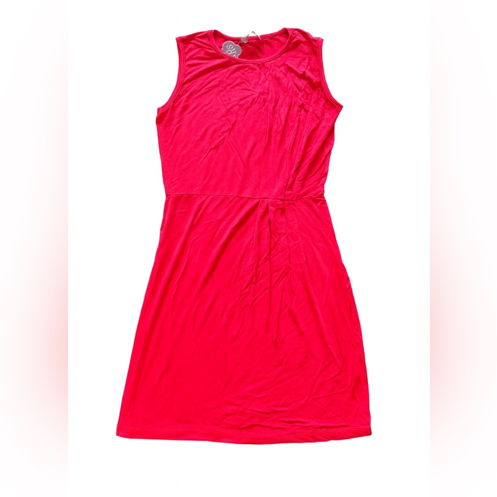 The Royal Standard Cherry Pleated Waist Dress | New With Tags | Sizes S, M, L - Picture 3 of 3
